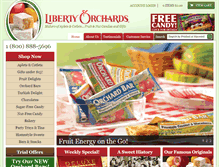 Tablet Screenshot of libertyorchards.com